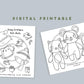 Cozy Critters Cut Outs - Printable Winter Paper Doll Set (Bear, Kitten, and Mouse)